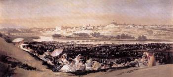 弗朗西斯科 德 戈雅 The Meadow of San Isidro on his Feast Day 弗朗西斯科 德 戈雅 The Meadow of San Isidro on his Feast Day
